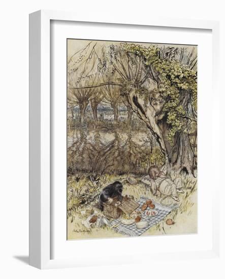 The Wind in the Willows-Arthur Rackham-Framed Giclee Print