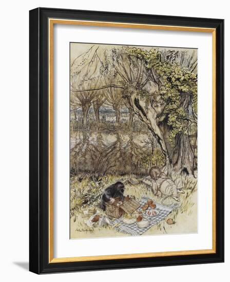 The Wind in the Willows-Arthur Rackham-Framed Giclee Print