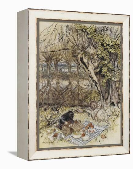 The Wind in the Willows-Arthur Rackham-Framed Premier Image Canvas