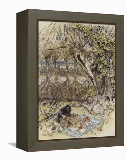 The Wind in the Willows-Arthur Rackham-Framed Premier Image Canvas