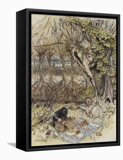 The Wind in the Willows-Arthur Rackham-Framed Premier Image Canvas