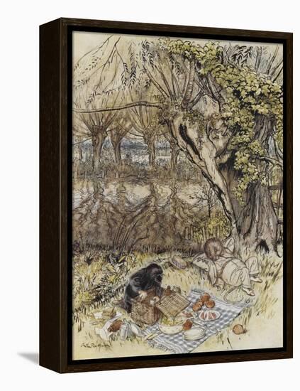 The Wind in the Willows-Arthur Rackham-Framed Premier Image Canvas