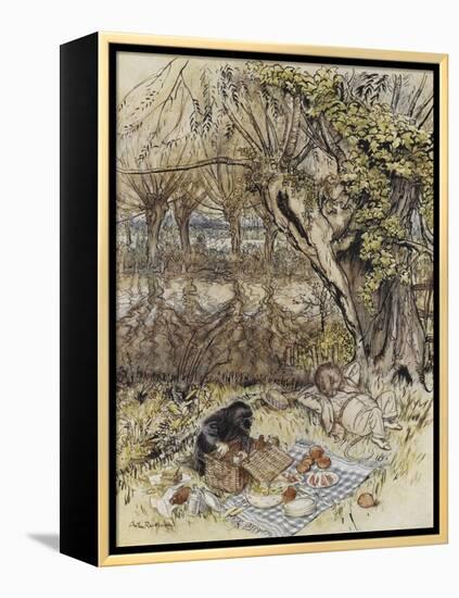 The Wind in the Willows-Arthur Rackham-Framed Premier Image Canvas