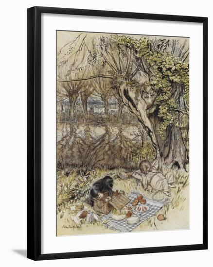 The Wind in the Willows-Arthur Rackham-Framed Premium Giclee Print