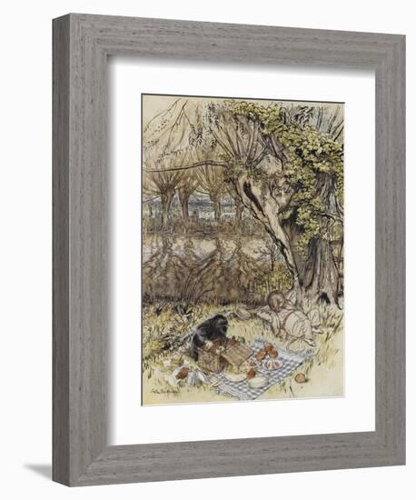 The Wind in the Willows-Arthur Rackham-Framed Giclee Print