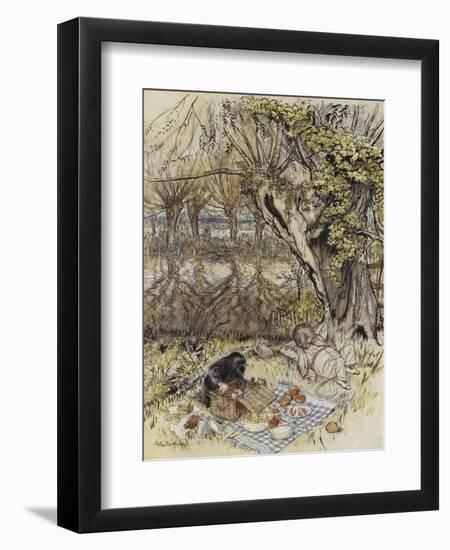 The Wind in the Willows-Arthur Rackham-Framed Giclee Print