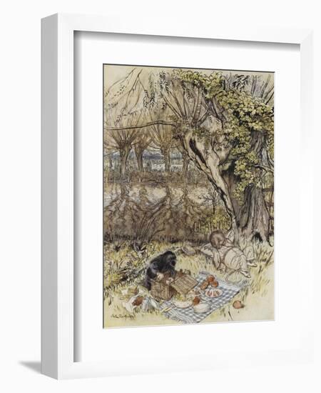 The Wind in the Willows-Arthur Rackham-Framed Giclee Print