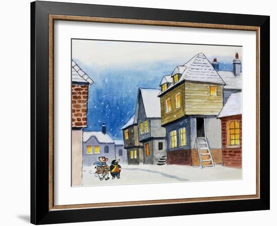 The Wind in the Willows-Philip Mendoza-Framed Giclee Print