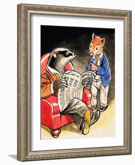 The Wind in the Willows-Philip Mendoza-Framed Giclee Print