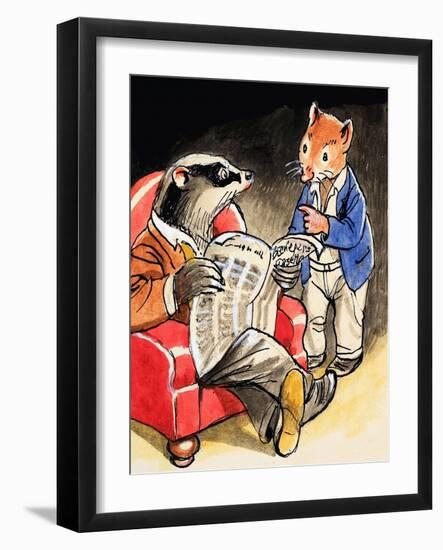 The Wind in the Willows-Philip Mendoza-Framed Giclee Print