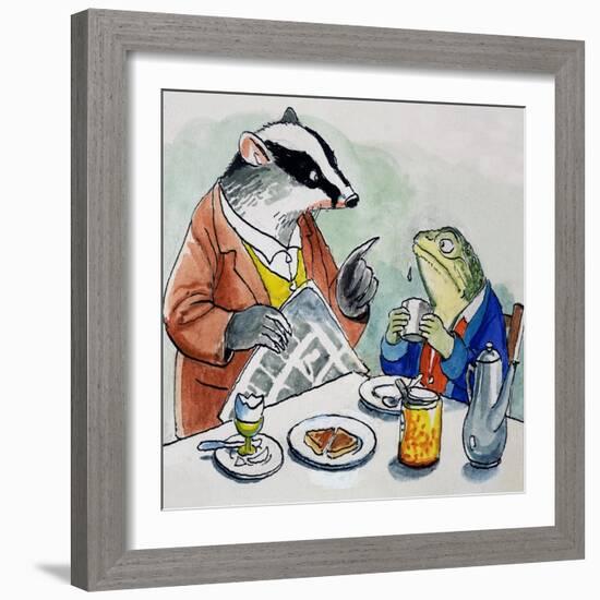 The Wind in the Willows-Philip Mendoza-Framed Giclee Print