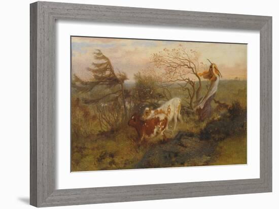 The Wind on the Wold, 1862-George Morland-Framed Giclee Print