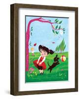The Wind - Turtle-Elisa Chavarri-Framed Giclee Print