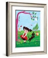 The Wind - Turtle-Elisa Chavarri-Framed Giclee Print