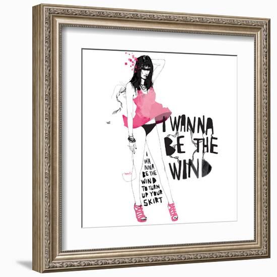 The Wind-Manuel Rebollo-Framed Art Print