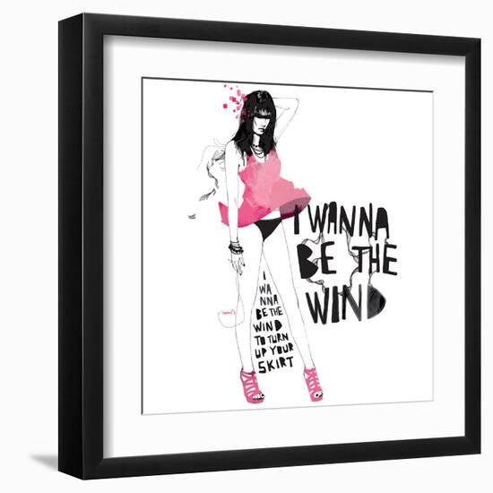 The Wind-Manuel Rebollo-Framed Art Print
