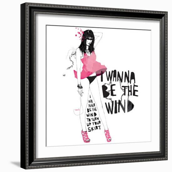 The Wind-Manuel Rebollo-Framed Art Print