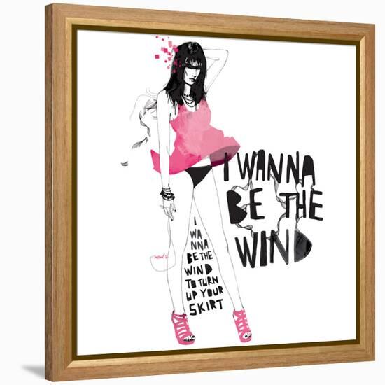 The Wind-Manuel Rebollo-Framed Stretched Canvas