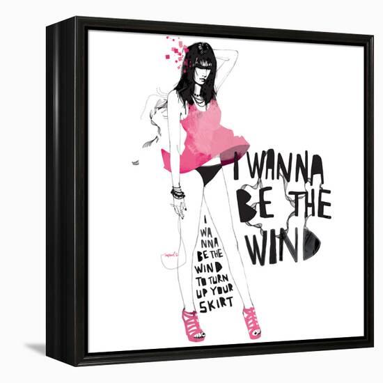 The Wind-Manuel Rebollo-Framed Stretched Canvas