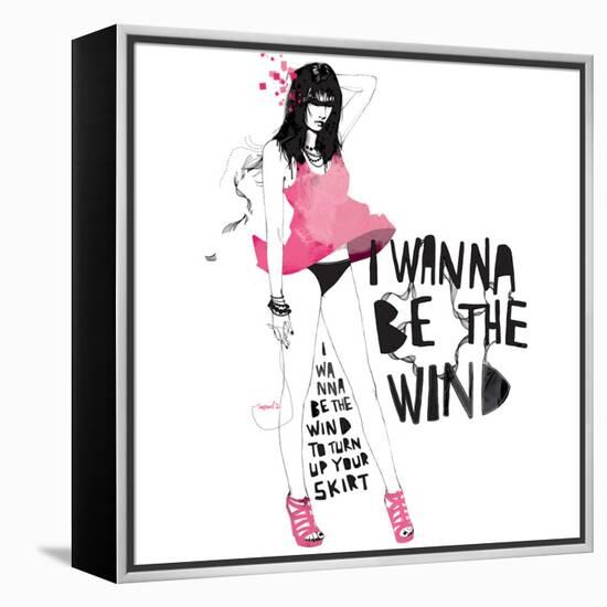 The Wind-Manuel Rebollo-Framed Stretched Canvas