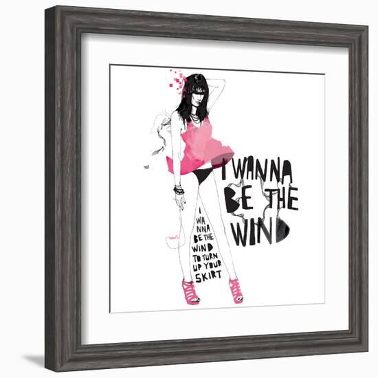 The Wind-Manuel Rebollo-Framed Art Print