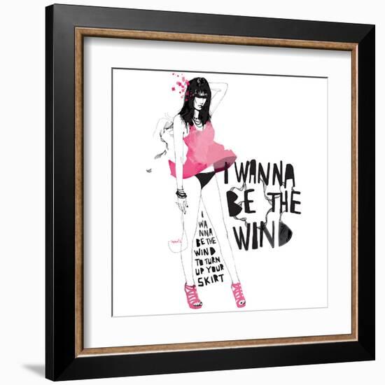 The Wind-Manuel Rebollo-Framed Art Print