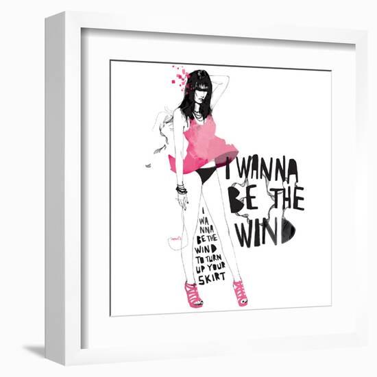 The Wind-Manuel Rebollo-Framed Art Print