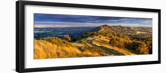 The Winding Footpath Through the Malvern Hills in Autumn, Worcestershire, England, United Kingdom-John Alexander-Framed Photographic Print