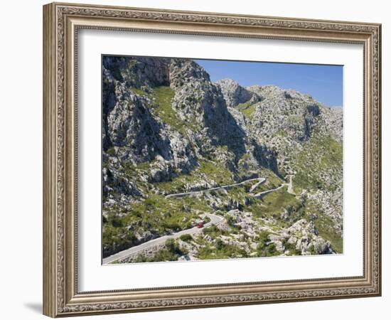 The Winding Mountain Road to Sa Calobra, Mallorca, Balearic Islands, Spain, Europe-Ruth Tomlinson-Framed Photographic Print