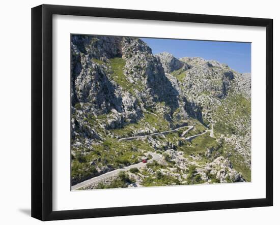 The Winding Mountain Road to Sa Calobra, Mallorca, Balearic Islands, Spain, Europe-Ruth Tomlinson-Framed Photographic Print