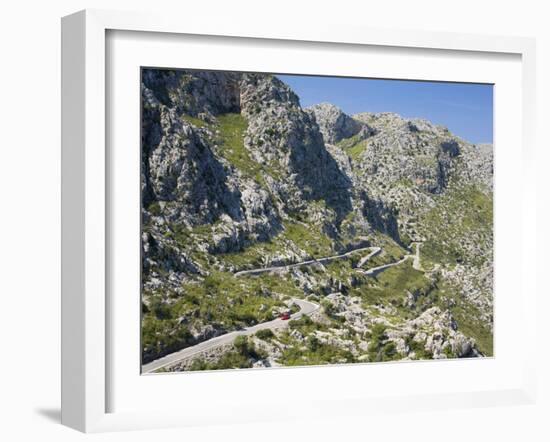 The Winding Mountain Road to Sa Calobra, Mallorca, Balearic Islands, Spain, Europe-Ruth Tomlinson-Framed Photographic Print