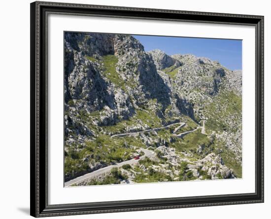 The Winding Mountain Road to Sa Calobra, Mallorca, Balearic Islands, Spain, Europe-Ruth Tomlinson-Framed Photographic Print