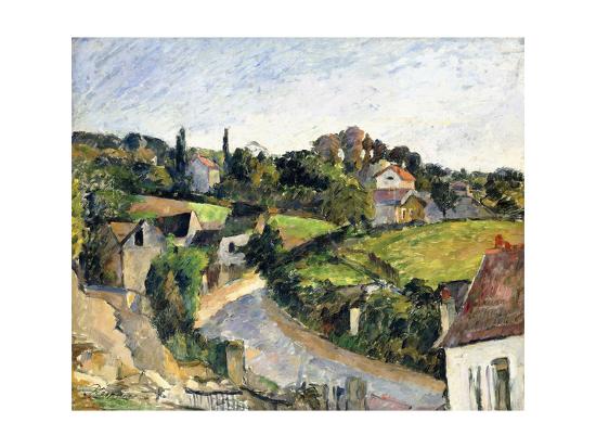 The Winding Road C 1877 Giclee Print Paul Cezanne Art Com