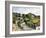 The Winding Road, C.1877-Paul Cézanne-Framed Giclee Print