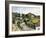 The Winding Road, C.1877-Paul Cézanne-Framed Giclee Print