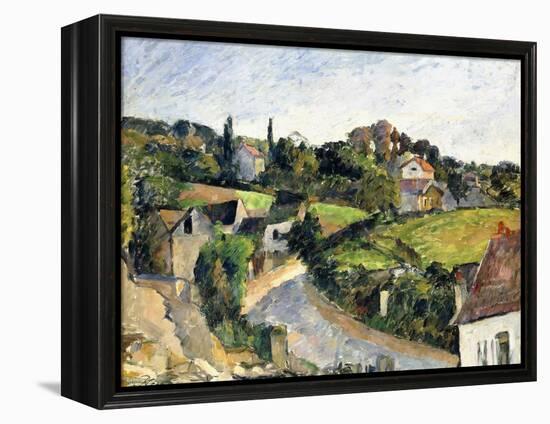 The Winding Road, C.1877-Paul Cézanne-Framed Premier Image Canvas