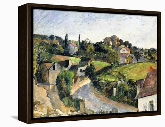 The Winding Road, C.1877-Paul Cézanne-Framed Premier Image Canvas