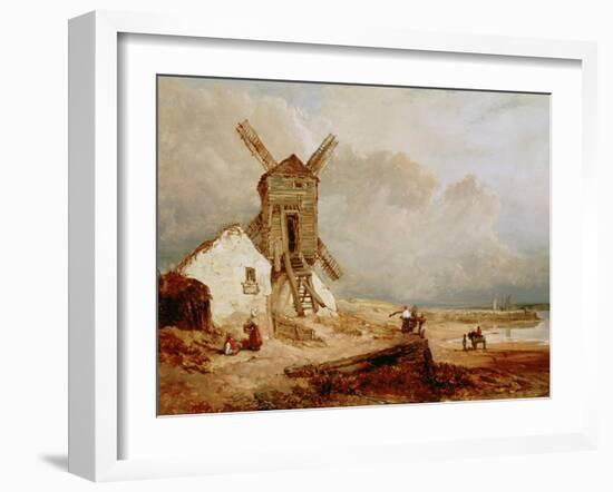The Windmill, 19Th-William Clarkson Stanfield-Framed Giclee Print
