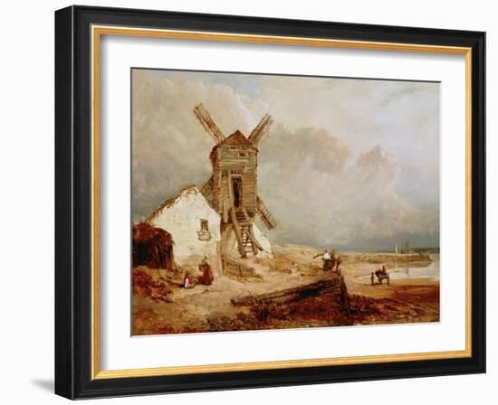 The Windmill, 19Th-William Clarkson Stanfield-Framed Giclee Print