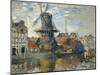 The Windmill, Amsterdam, 1871 (Oil on Canvas)-Claude Monet-Mounted Giclee Print