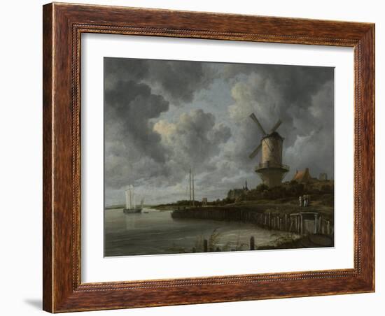 The Windmill at Wijk Duurstede, C.1668-70-Jacob Isaaksz Ruisdael-Framed Giclee Print