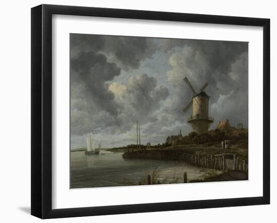 The Windmill at Wijk Duurstede, C.1668-70-Jacob Isaaksz Ruisdael-Framed Giclee Print