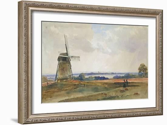 The Windmill, C.1840-Peter De Wint-Framed Giclee Print