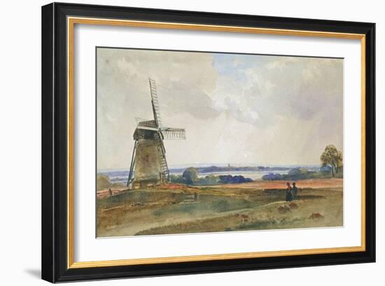 The Windmill, C.1840-Peter De Wint-Framed Giclee Print