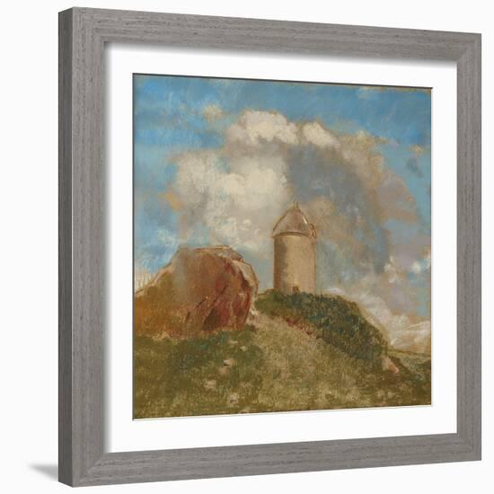 The Windmill, C.1880-Odilon Redon-Framed Giclee Print