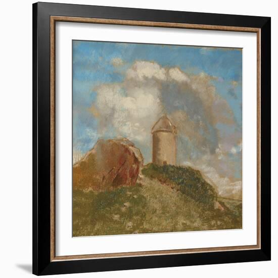 The Windmill, C.1880-Odilon Redon-Framed Giclee Print