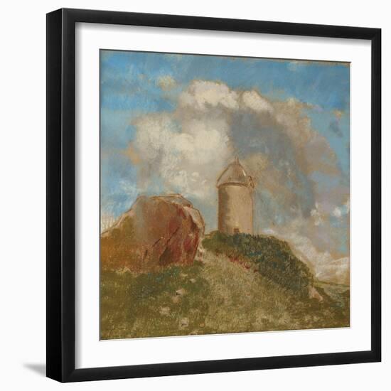 The Windmill, C.1880-Odilon Redon-Framed Giclee Print
