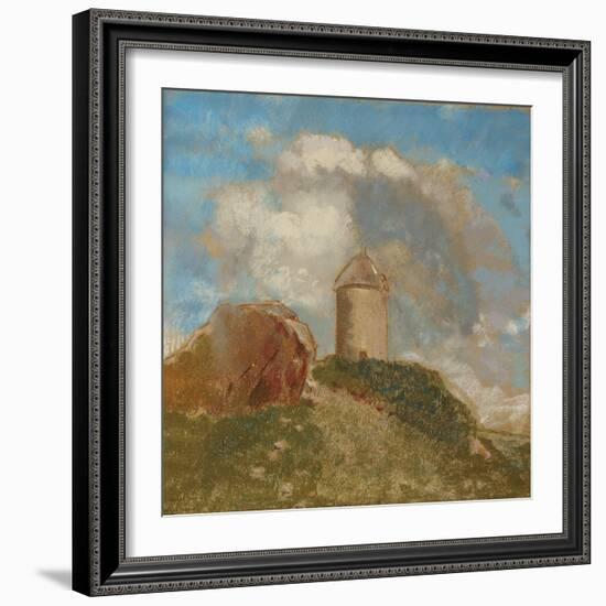 The Windmill, C.1880-Odilon Redon-Framed Giclee Print