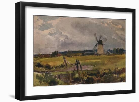 The Windmill, c1890-Thomas Collier-Framed Giclee Print