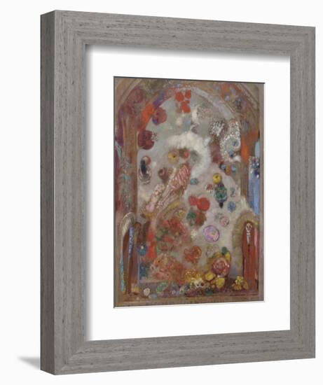 The Window, c.1907-Odilon Redon-Framed Art Print